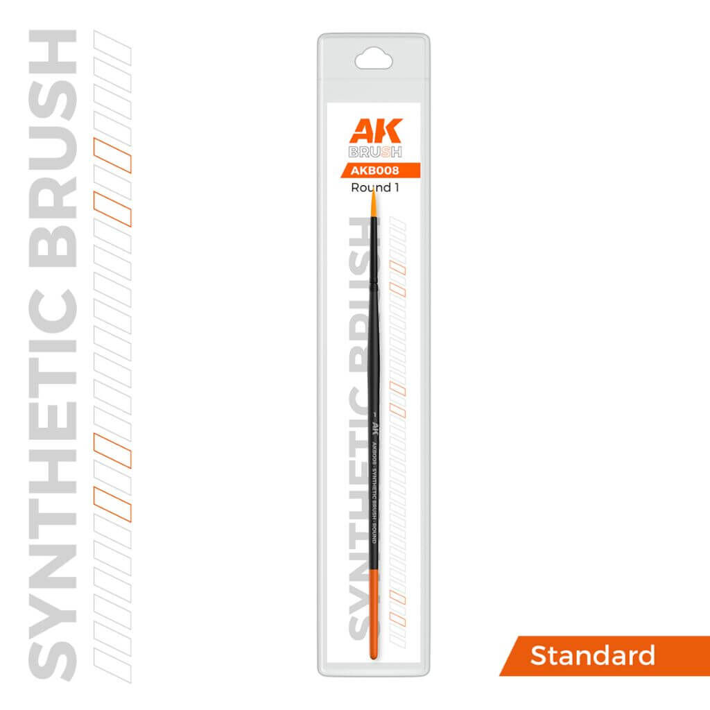 Synthetik-Pinsel - Rund 1