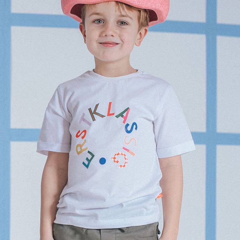 T-Shirt Erstklassig in Einheitsgröße für Schulkinder 134/140 T-Shirt Erstklassig in Einheitsgröße für Schulkinder 134/140