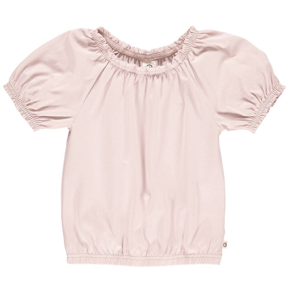 T-Shirt Puffärmelchen Kragenbereich komplett elastisch rose 140