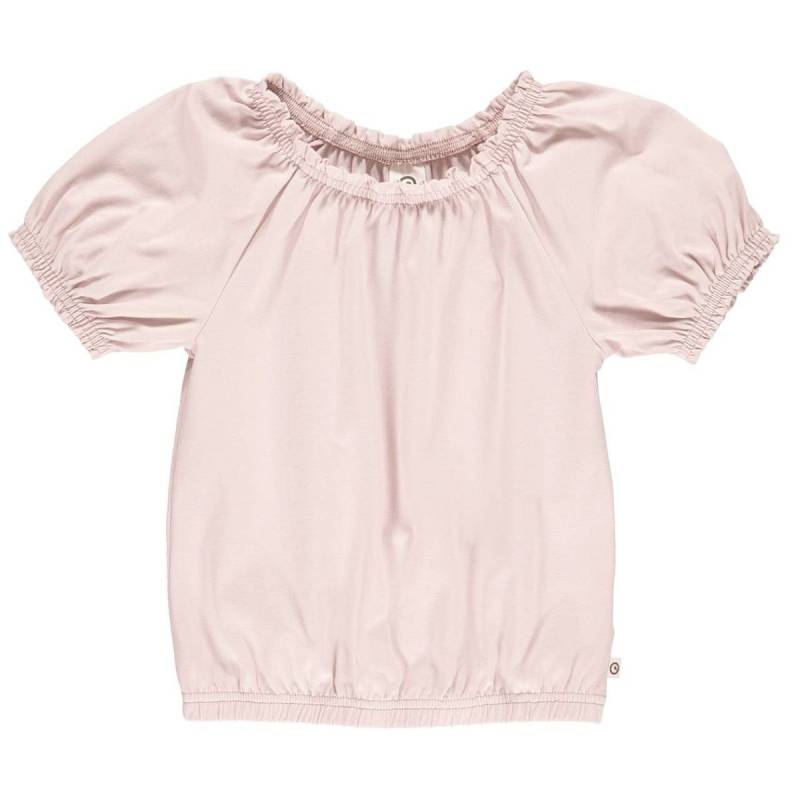 T-Shirt Puffärmelchen Kragenbereich komplett elastisch rose 140 T-Shirt Puffärmelchen Kragenbereich komplett elastisch rose 140
