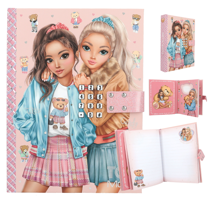 TOPModel Geheimcode Tagebuch mit Sound TEAM TEDDY Bücher