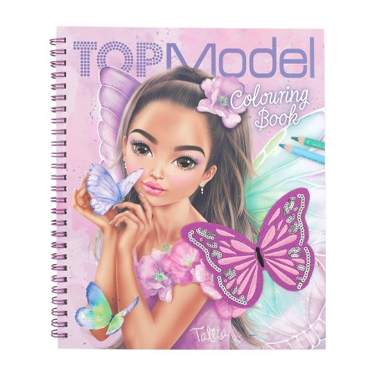 TOPModel Malbuch mit Pailletten FAIRY LOVE Bücher