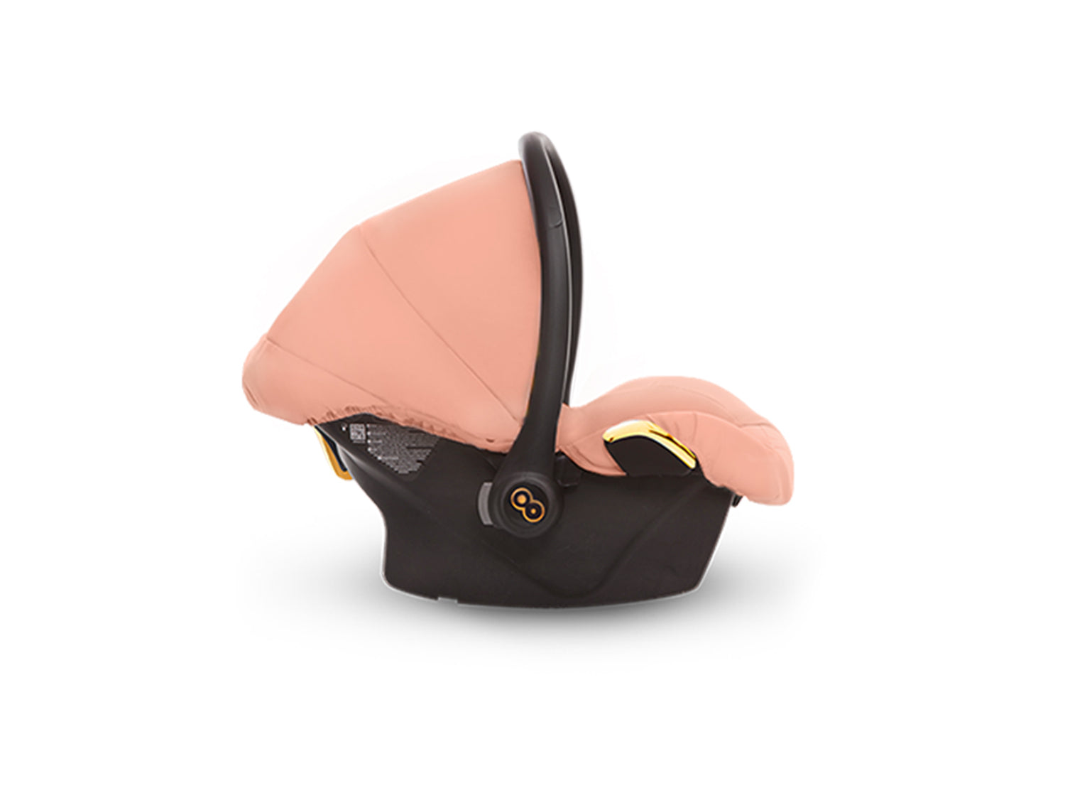 TPFLiving Babyschale Ultra Stoff mit oder ohne Isofix - Apricot / Gold / ohne Isofix TPFLiving Babyschale Ultra Stoff mit oder ohne Isofix - Apricot / Gold / ohne Isofix
