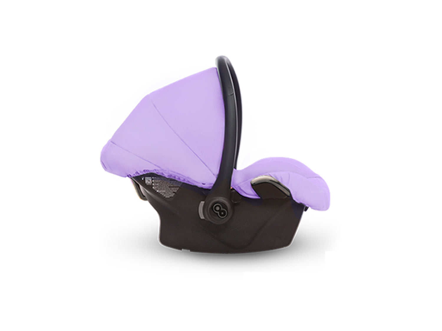 TPFLiving Babyschale Ultra Stoff mit oder ohne Isofix - Lila / Nickel / ohne Isofix TPFLiving Babyschale Ultra Stoff mit oder ohne Isofix - Lila / Nickel / ohne Isofix