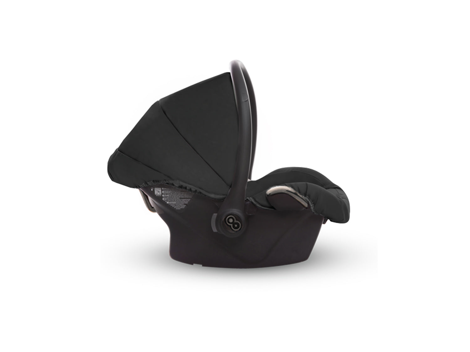TPFLiving Babyschale Ultra Stoff mit oder ohne Isofix - Schwarz / Nickel / ohne Isofix TPFLiving Babyschale Ultra Stoff mit oder ohne Isofix - Schwarz / Nickel / ohne Isofix