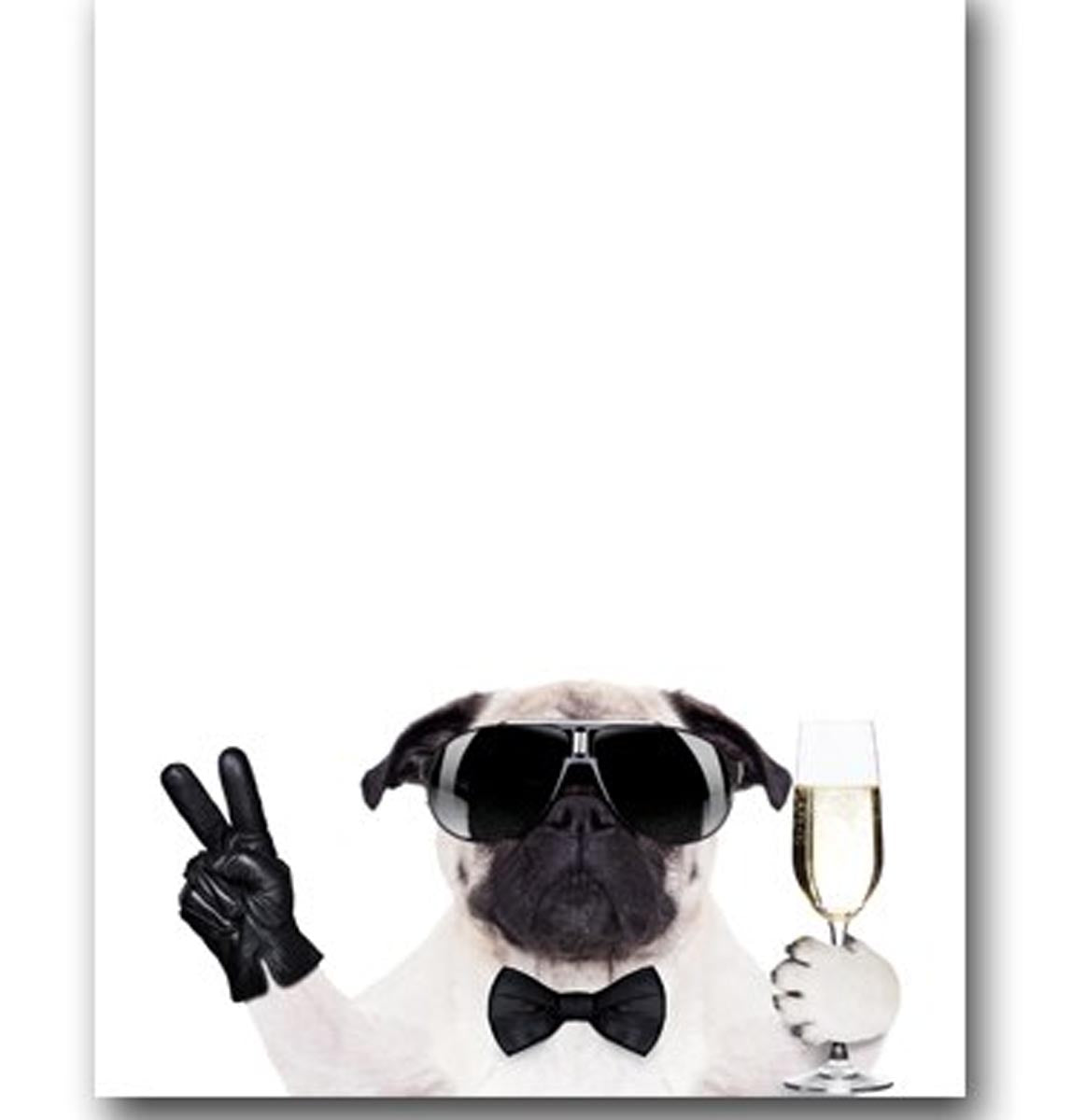 TPFLiving Poster Leinwand / Lustige Hunde mit Kopfhörer, Brille und Sektglas / mehrere Motive in verschiedenen Größen - OHNE Rahmen - Modell FB1047-C - 90x130cm TPFLiving Poster Leinwand / Lustige Hunde mit Kopfhörer, Brille und Sektglas / mehrere Motive in verschiedenen Größen - OHNE Rahmen - Modell FB1047-C - 90x130cm