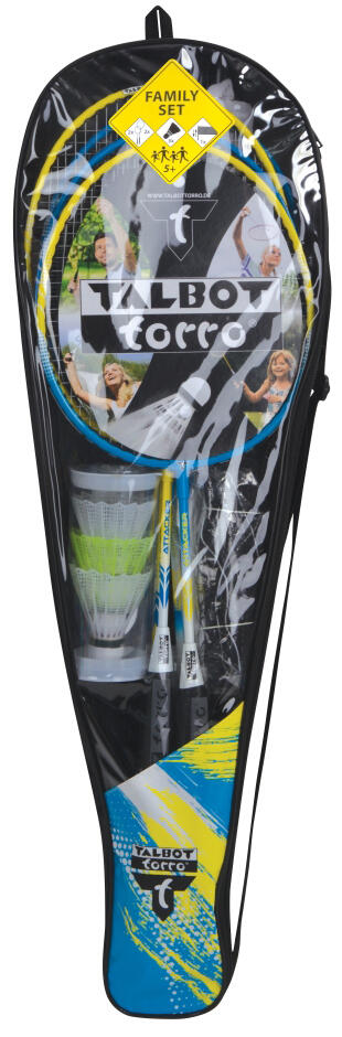 Talbot torro - Badminton Family Set mit 4 Schlägern und Netz