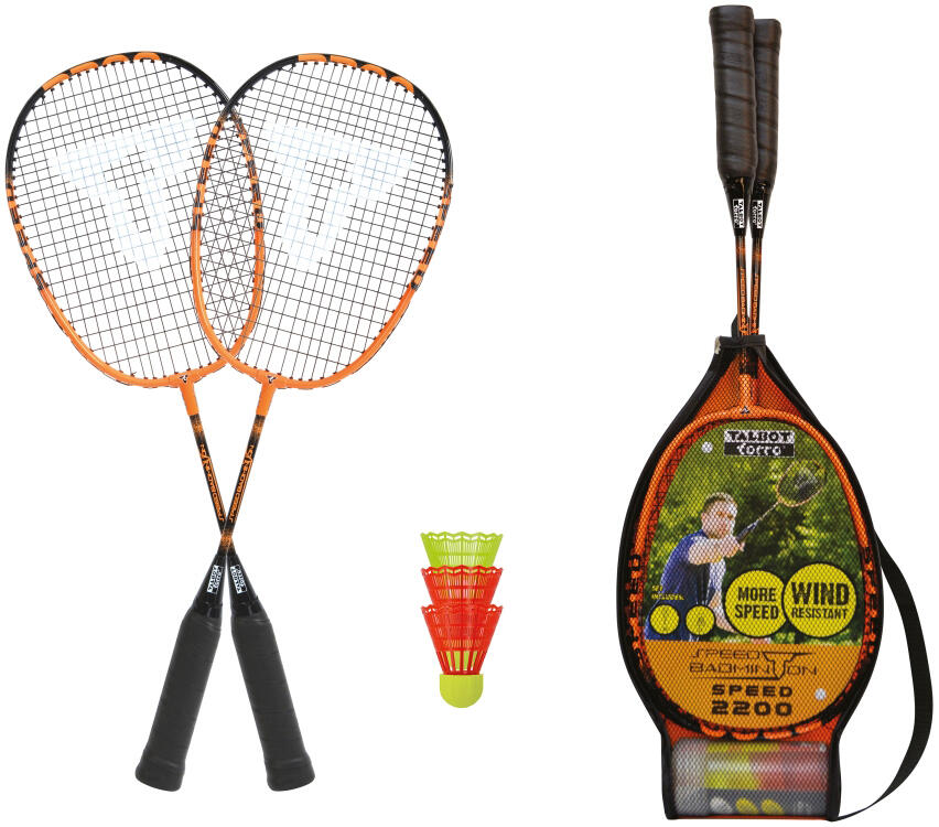 Talbot torro - Badmintonset 2200 schwarz/orange Talbot torro - Badmintonset 2200 schwarz/orange