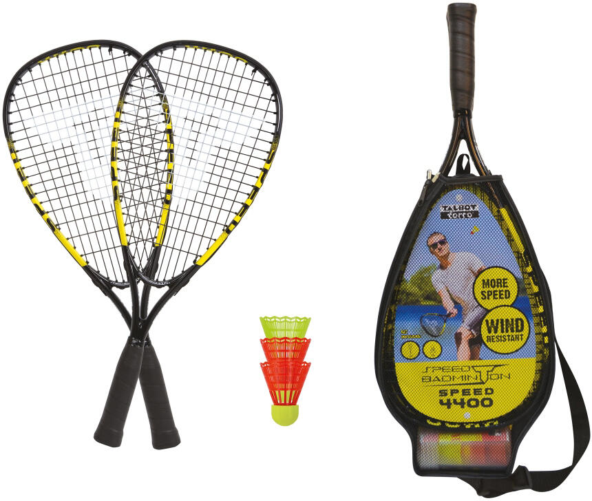 Talbot torro - Speed-Badminton Set 4400 schwarz/gelb
