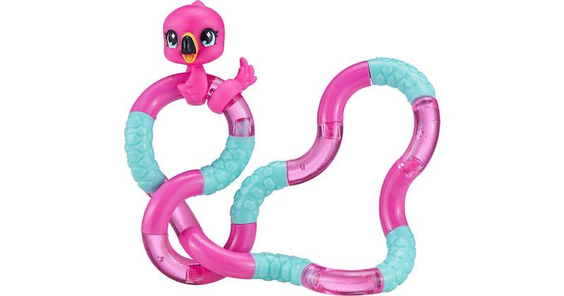 Tangle Fidget Toy 8502 Jr. Pets Flamingo, Antistress Spielzeug (8502) rosa/blau