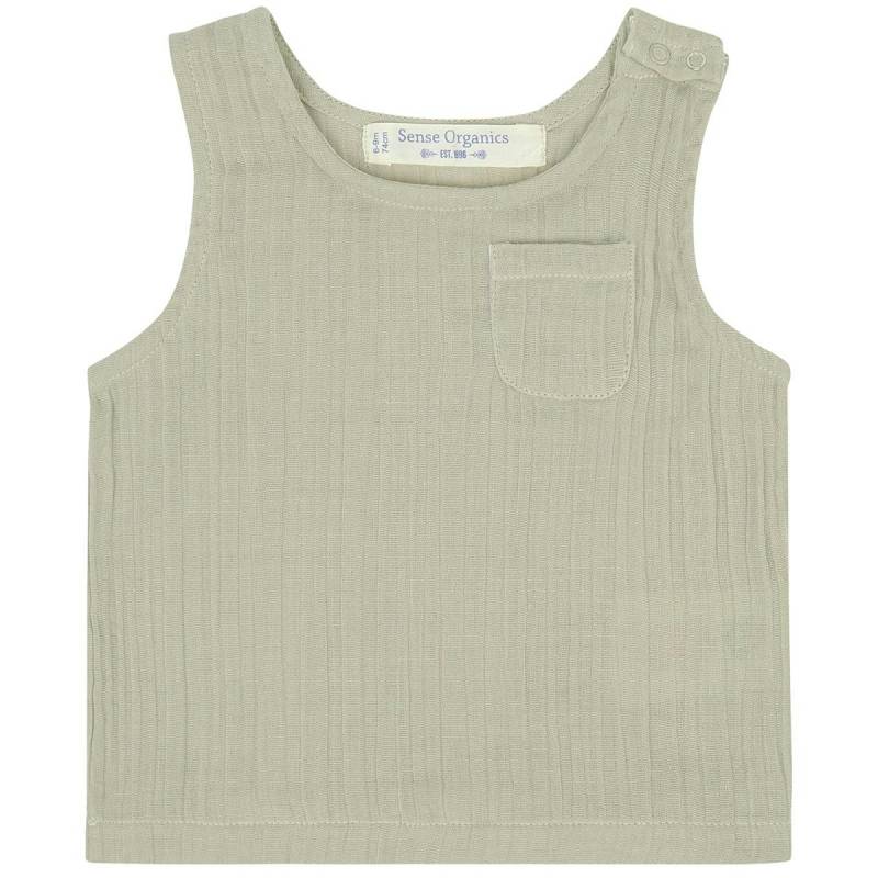 Tank Top Musselin in beige-grau 74