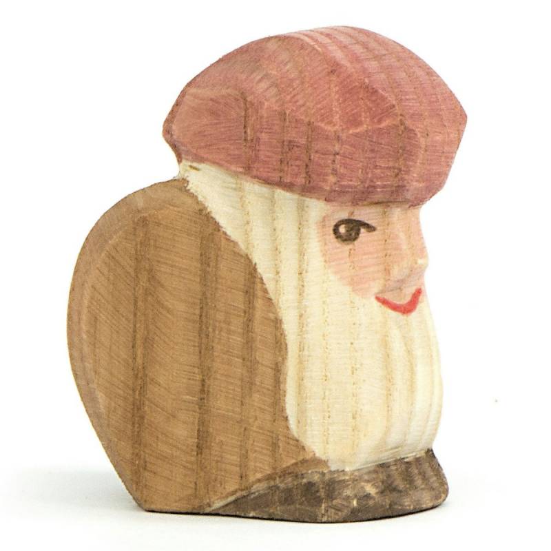 Tannenzwerg sitzend Holzfigur 4,6 cm