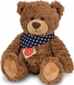 Teddy Schlenkerteddy Teddybär Kuscheltier Braun mit Tuch handgefertigt 30x14x10cm Kuscheltiere