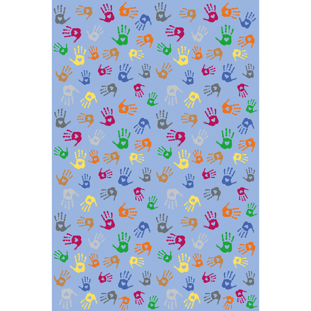 Teppich Hände rechteckig 300 x 200 cm