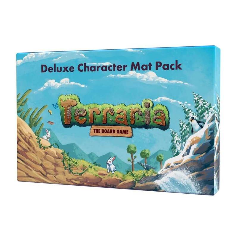 Terraria: The Board Game Deluxe Player Mats - engl. Terraria: The Board Game Deluxe Player Mats - engl.