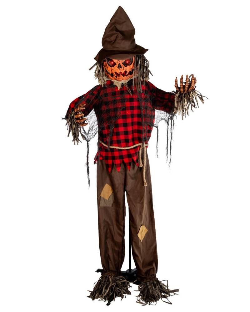 The Hollow Harvester Animatronic mit Kürbisgesicht 198cm The Hollow Harvester Animatronic mit Kürbisgesicht 198cm