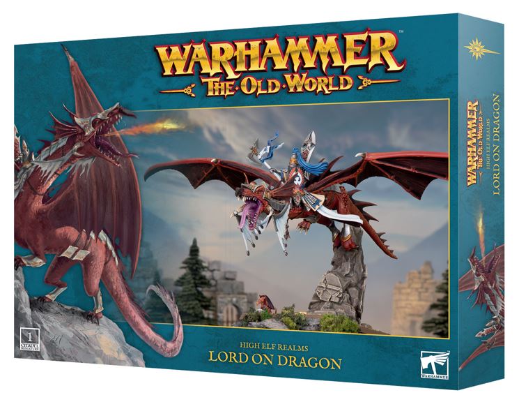 The Old World High Elf Realms High Elf Lord on Dragon Games Workshop Warhammer