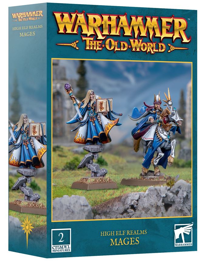 The Old World High Elf Realms High Elf Mages Games Workshop Warhammer Zauberer