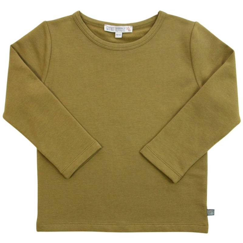 Thermo Langarmshirt oliv-grün 86/92