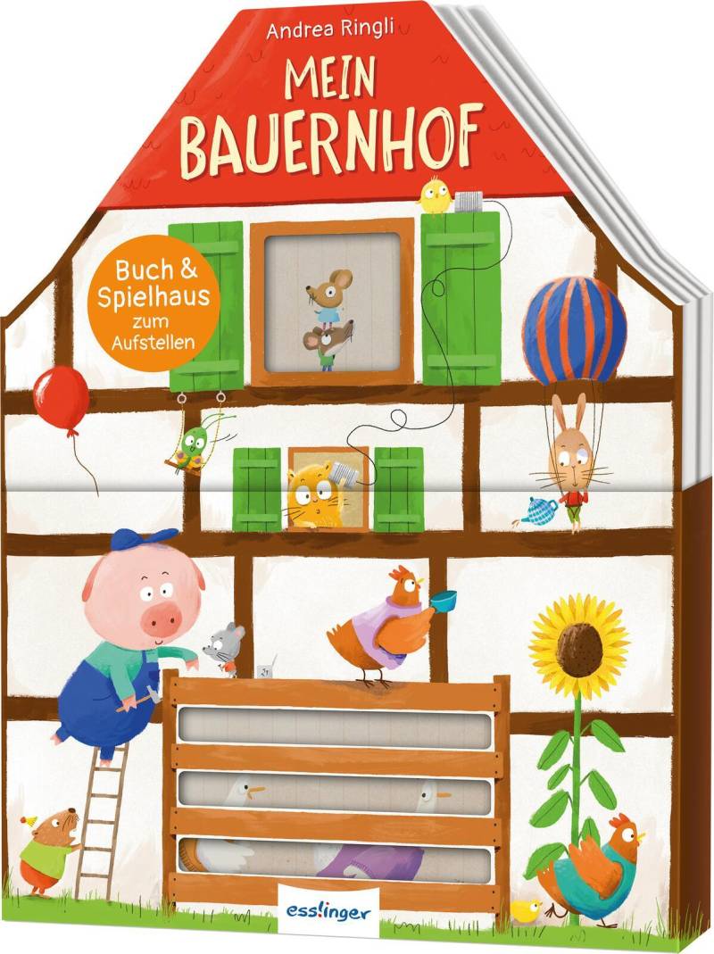 Thienemann-Esslinger Verlag - Buch & Spielhaus zum Aufstellen: Mein Bauernhof