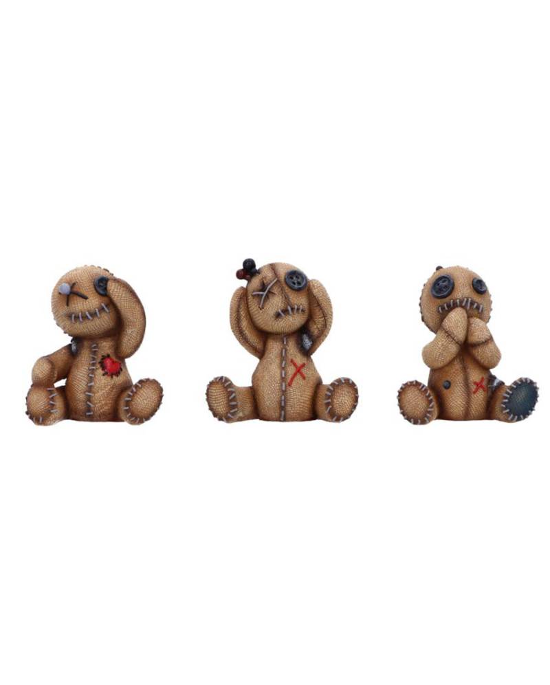 Three Wise Voodoo Dolls