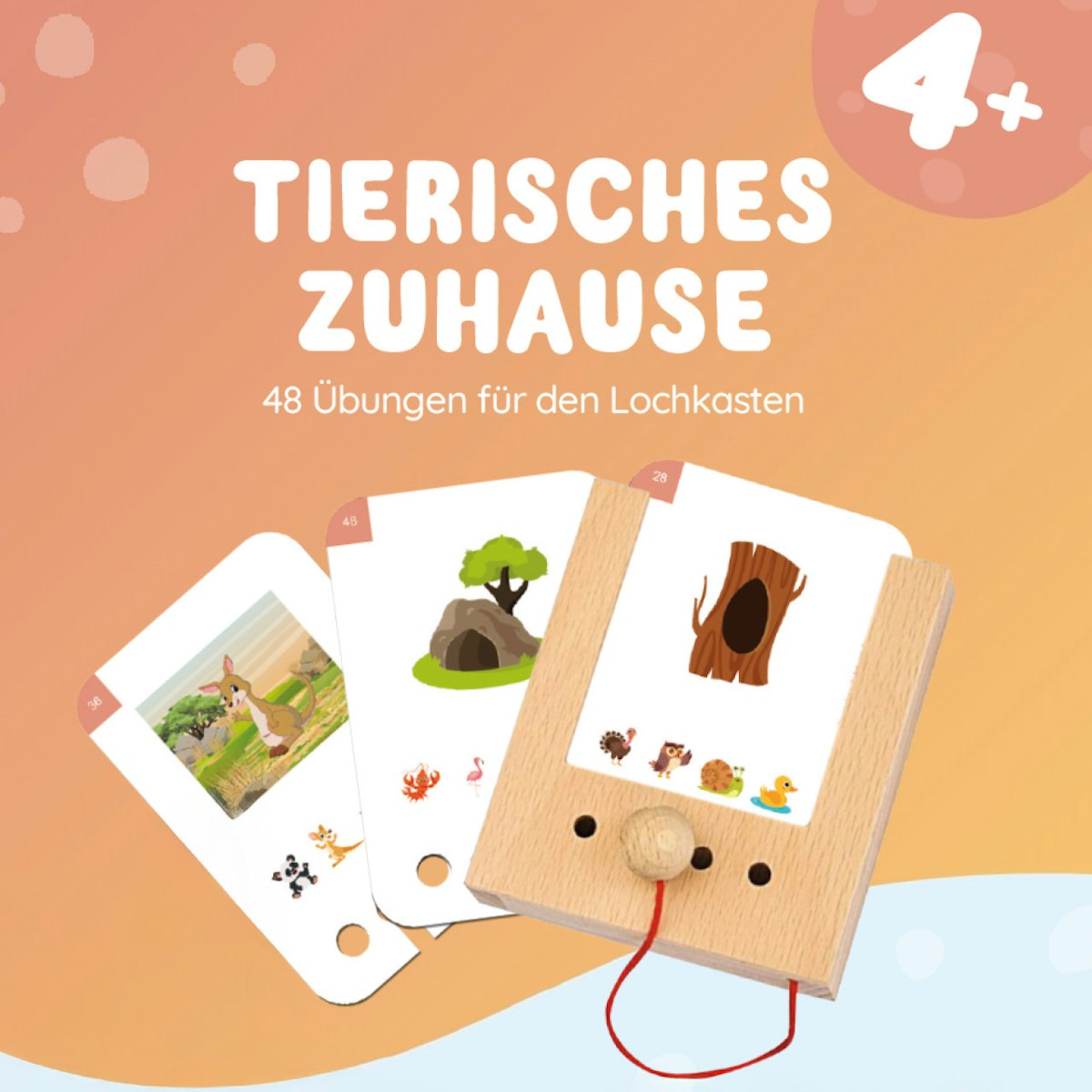 Tierisches Zuhause Kartensatz ab 4 Jahren