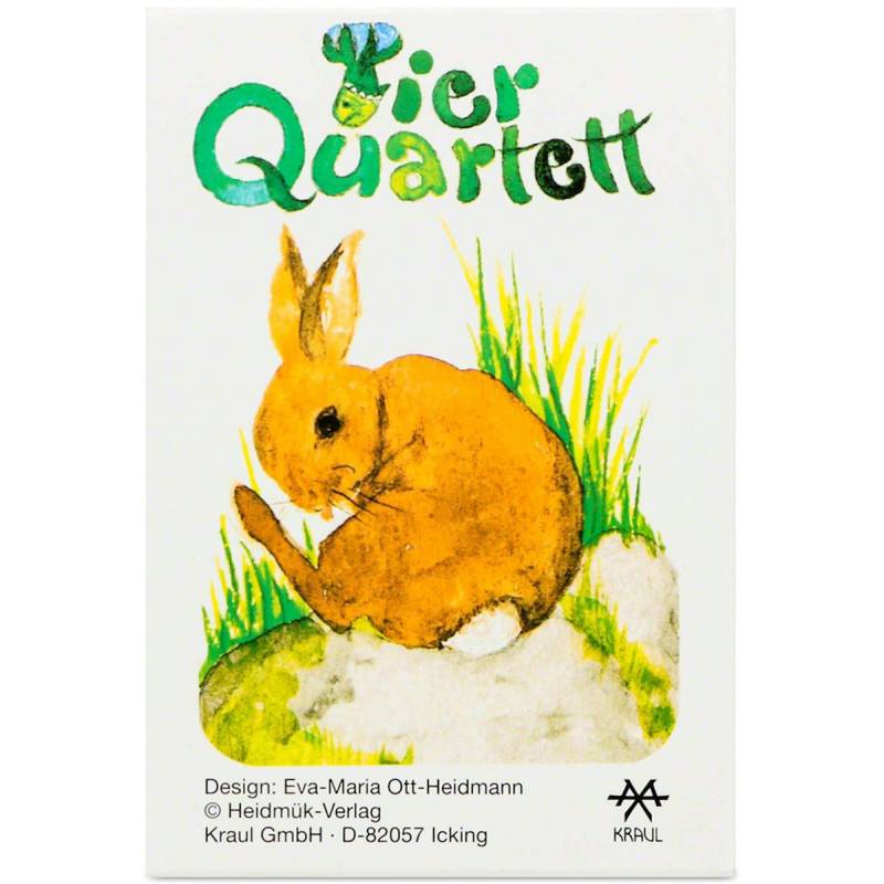 Tierquartett – Kinder Kartenspiel 4-99 Jahre