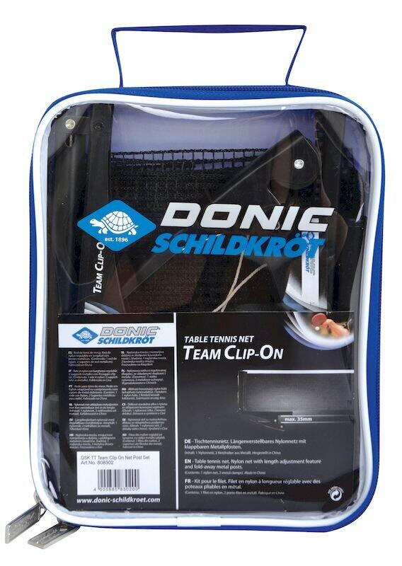 Tischtennis Netzgarnitur TEAM CLIP ON