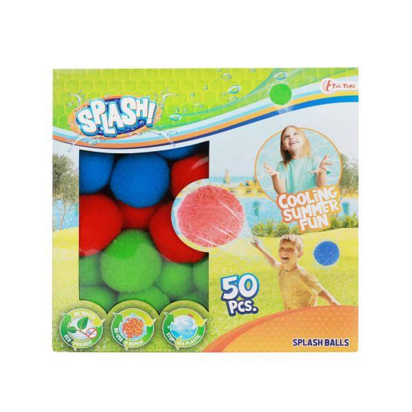 Toi-Toys - Wasserbomben SUPER SPLASH-Bälle klein 5cm - Set mit 50Stück Toi-Toys - Wasserbomben SUPER SPLASH-Bälle klein 5cm - Set mit 50Stück