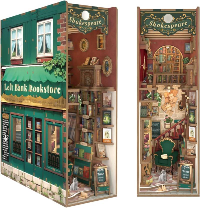 Tonecheer - Creative Bookends Left Bank Bookstore