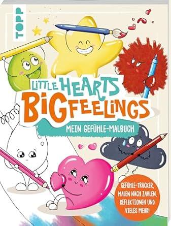 Topp - Little Hearts - Big Feelings - Mein Gefühle-Malbuch