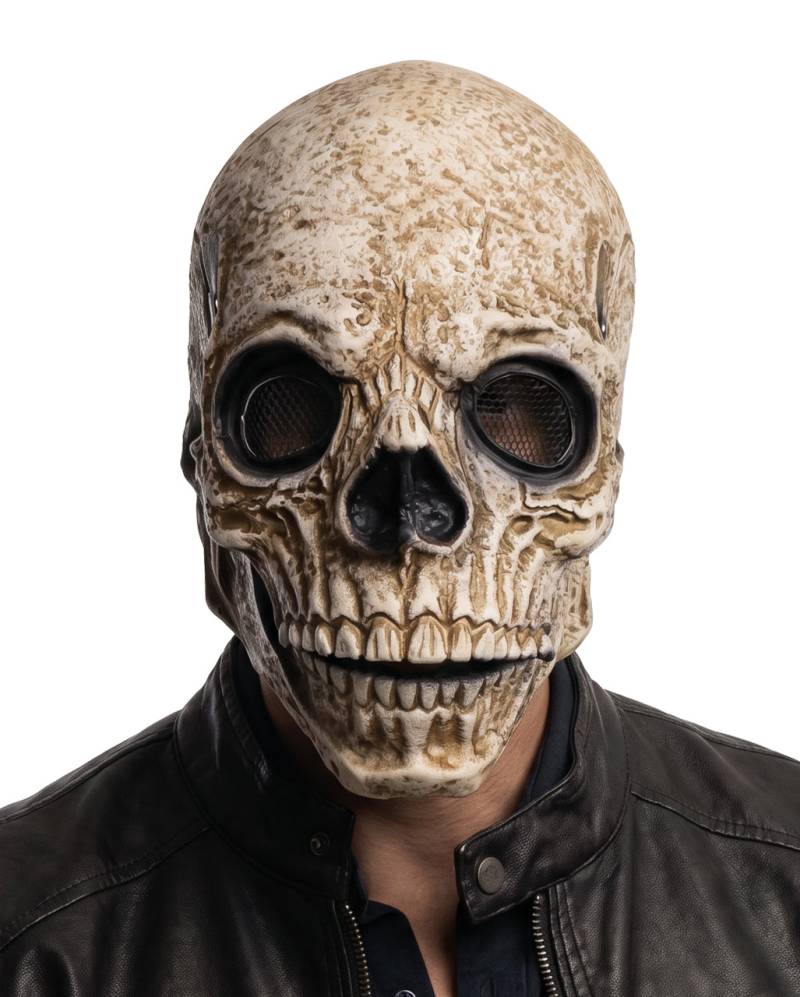 Totenschädel Skelett Maske mit beweglichem Kiefer Totenschädel Skelett Maske mit beweglichem Kiefer