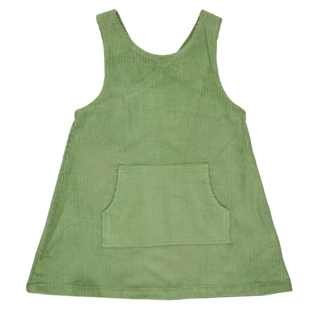 Trägerkleid Cord grün 116