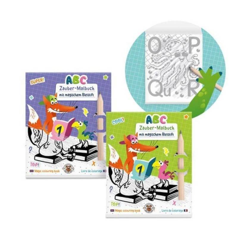 Trendhaus - ABC-5 Zauber-Malbuch mit Bleistift Trendhaus - ABC-5 Zauber-Malbuch mit Bleistift