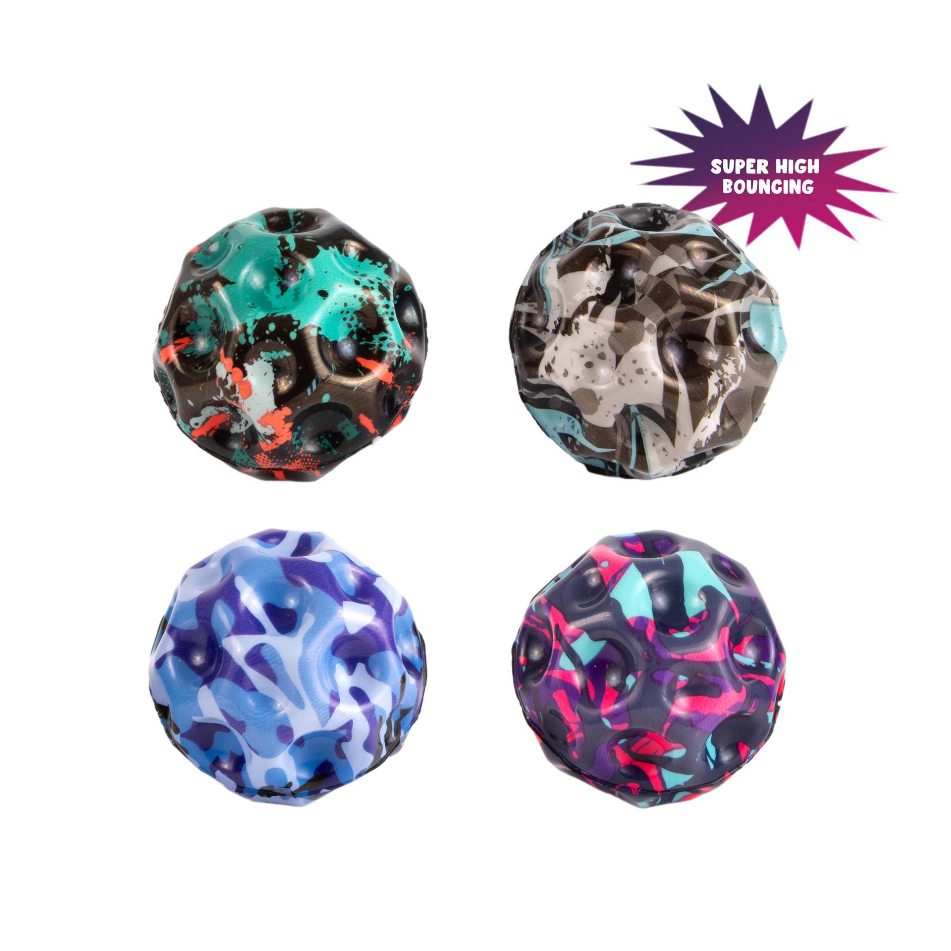 Trendhaus - Ball Bouncing High-Ball, 4fach sort, Moonball Trendhaus - Ball Bouncing High-Ball, 4fach sort, Moonball