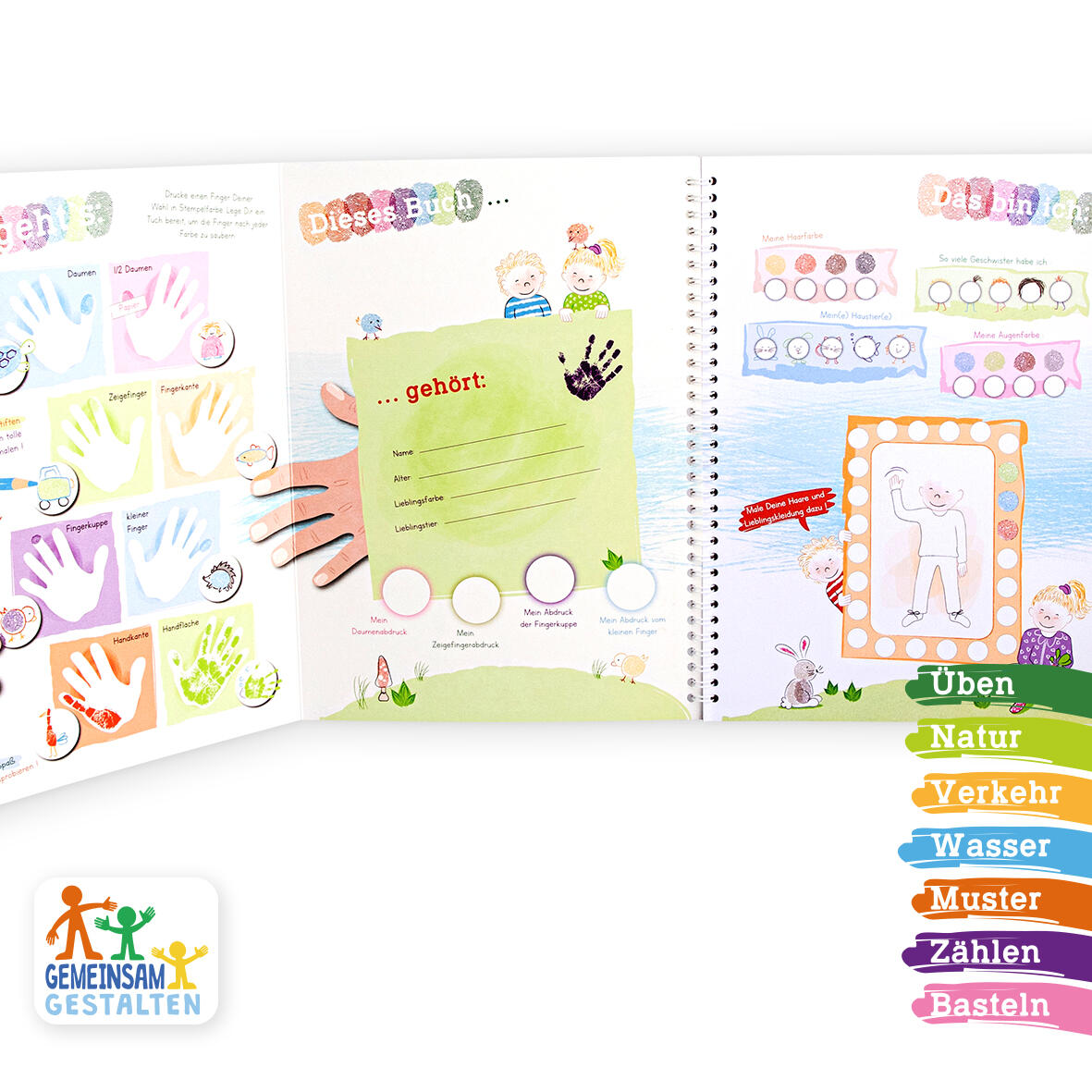 Trendhaus - Fingerstempel Kreativ-Malbuch Trendhaus - Fingerstempel Kreativ-Malbuch