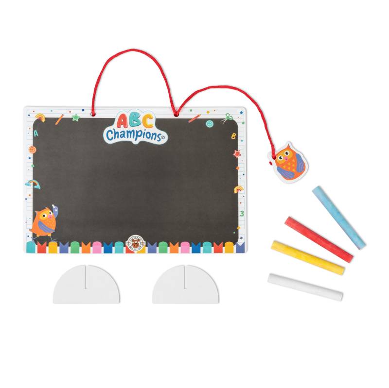 Trendhaus - Kreidetafel Set mit Kreide und Schwamm