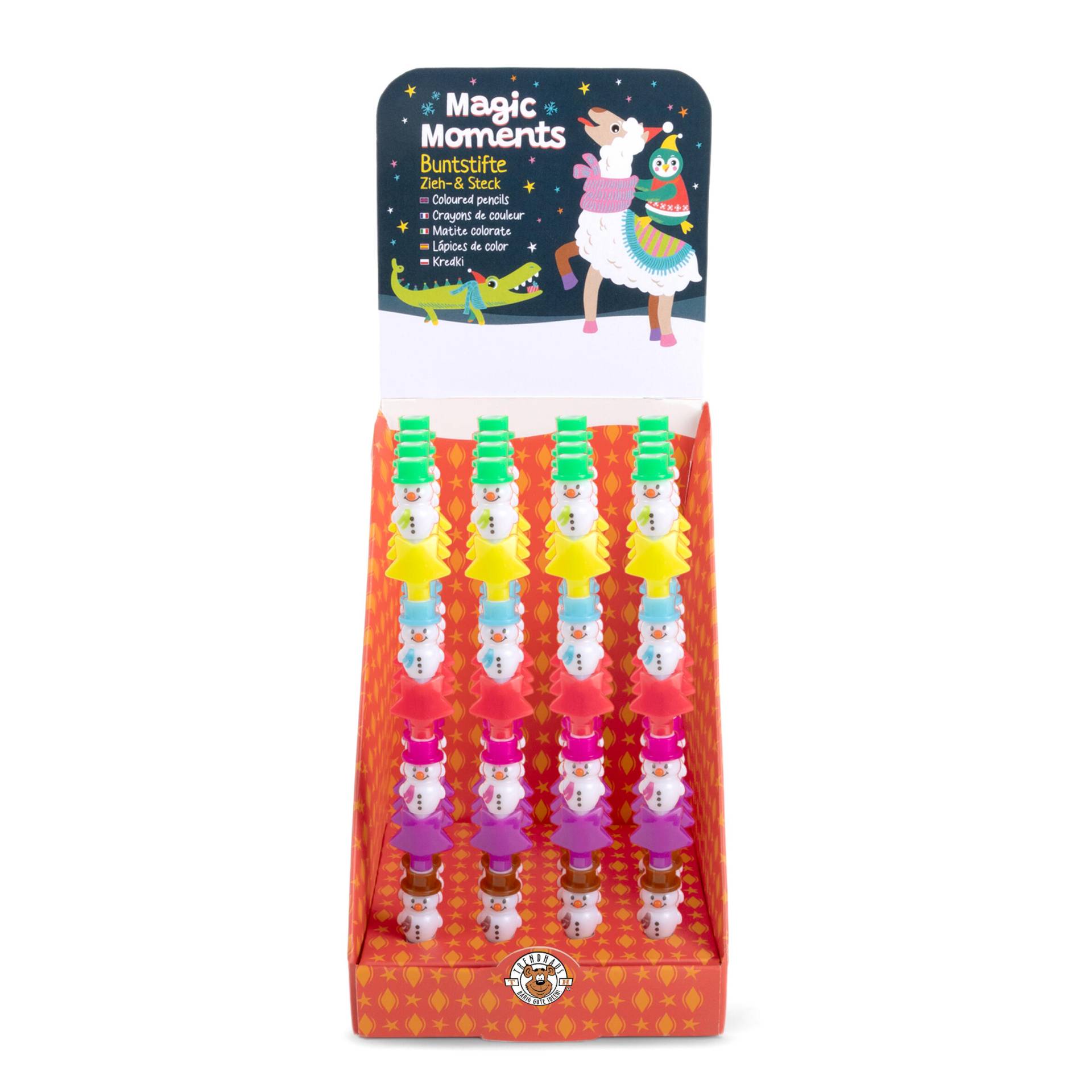 Trendhaus - Magic Moments Zieh und steck Buntstifte Trendhaus - Magic Moments Zieh und steck Buntstifte