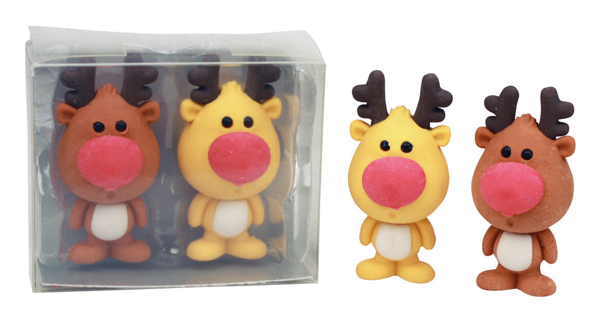 Trendhaus - RADIERER Rentier 2er Set