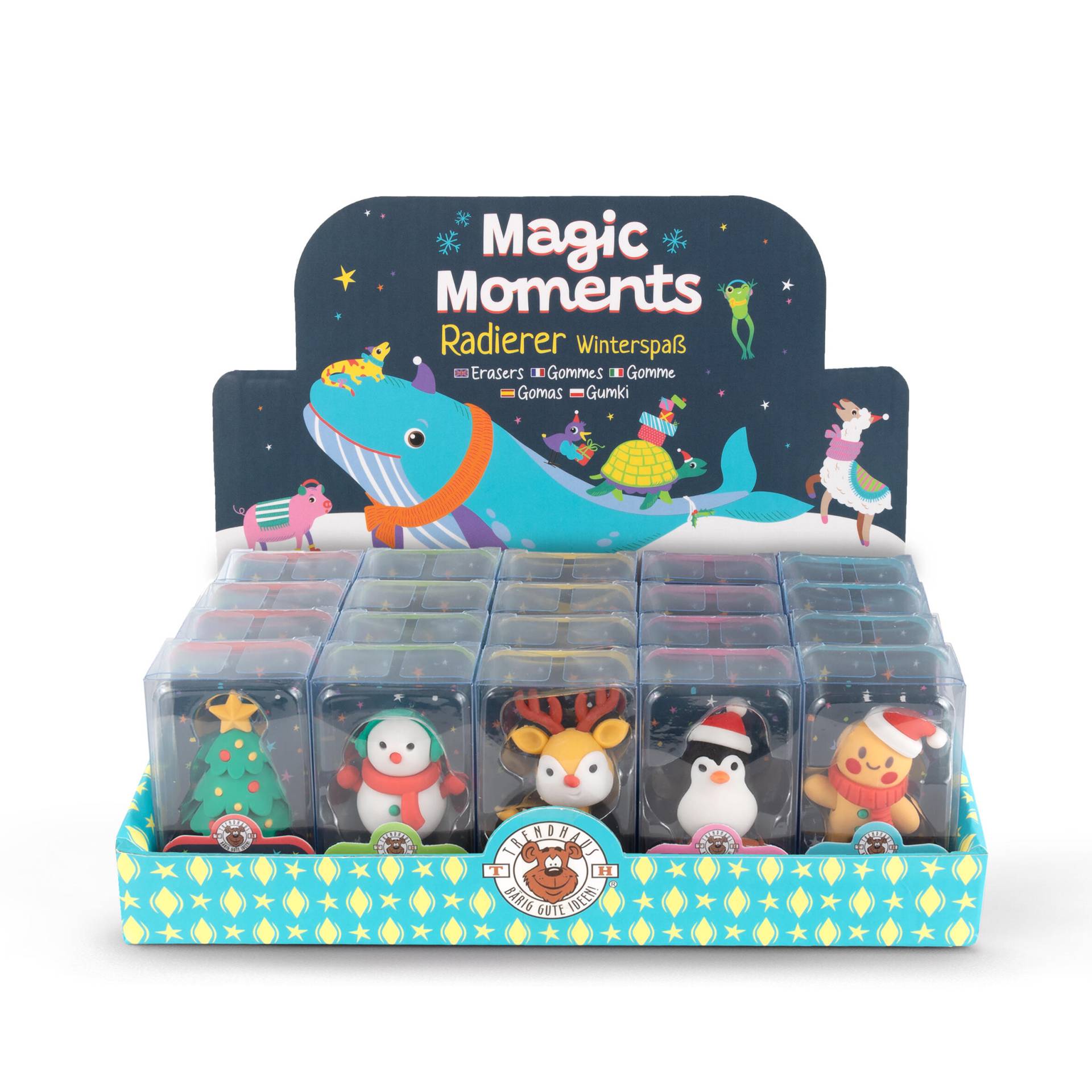 Trendhaus - Radierer Winterspaß Magic Moments