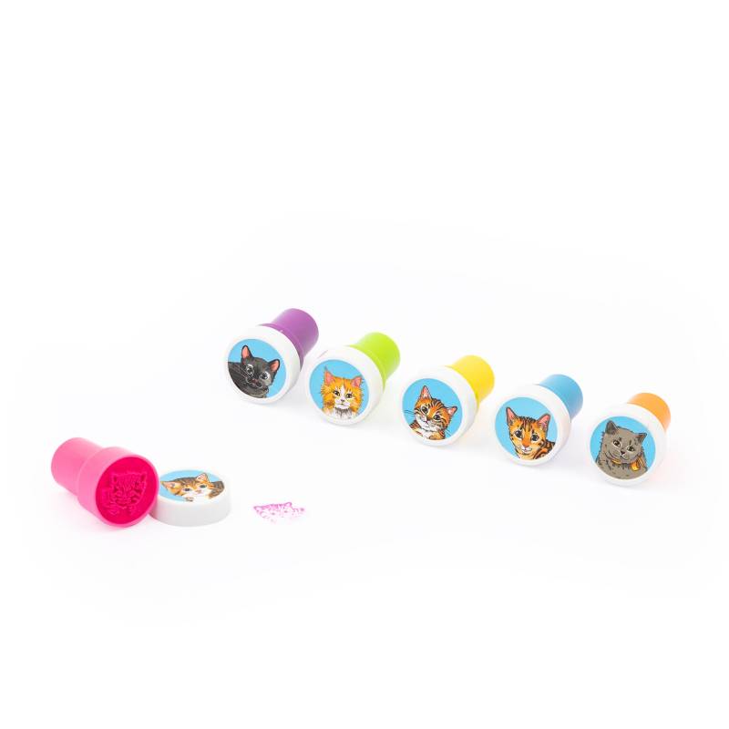 Trendhaus - STEMPEL Katzenrassen sort, selbstfärbend Trendhaus - STEMPEL Katzenrassen sort, selbstfärbend