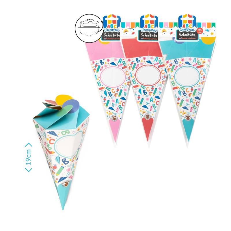 Trendhaus - Schultüte faltbar ABC Trendhaus - Schultüte faltbar ABC