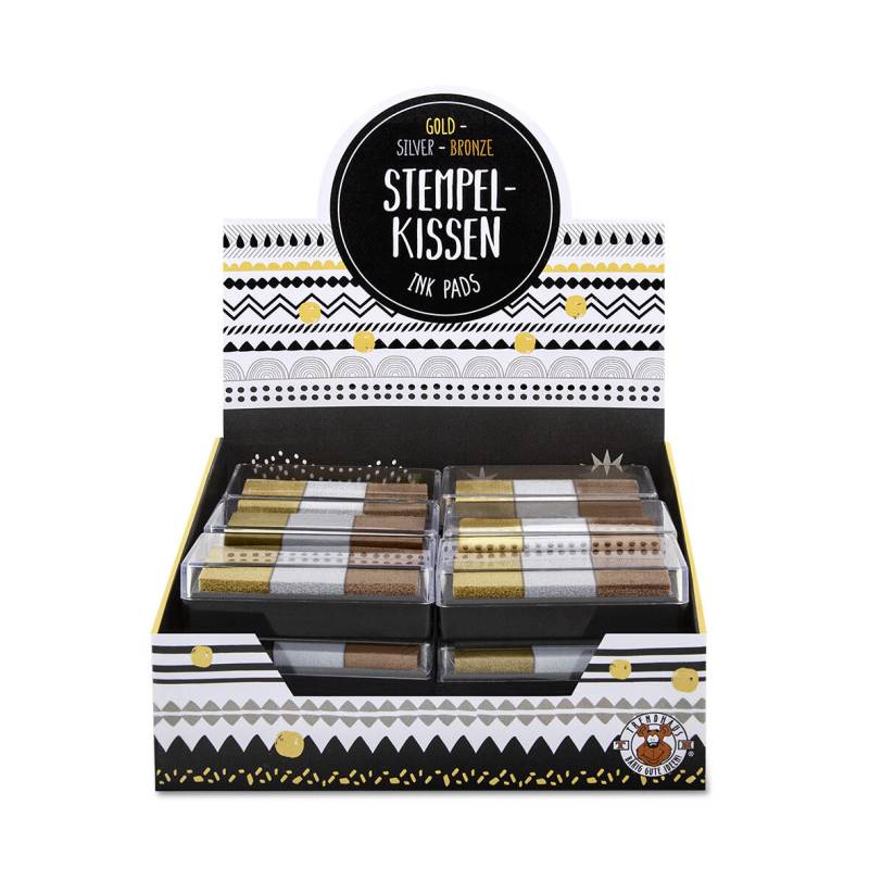 Trendhaus - Stempelkissen Metallic - Gold