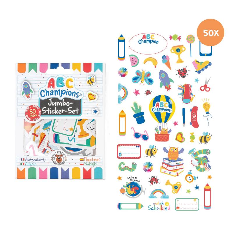 Trendhaus - Sticker Set Einschulung 50 Stk. Trendhaus - Sticker Set Einschulung 50 Stk.