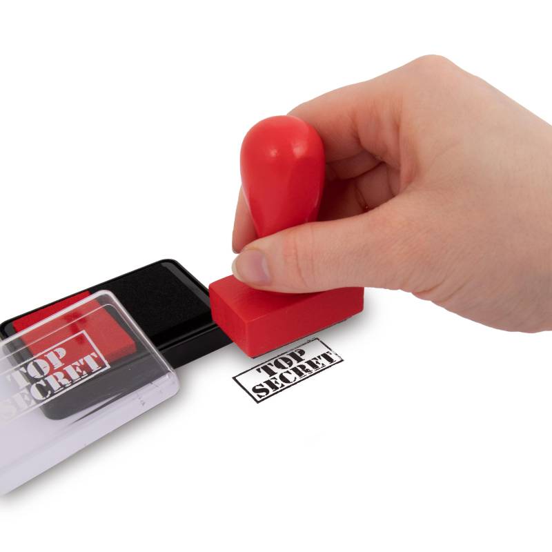 Trendhaus - Top Secret Stempel-Set 2-tlg. Trendhaus - Top Secret Stempel-Set 2-tlg.