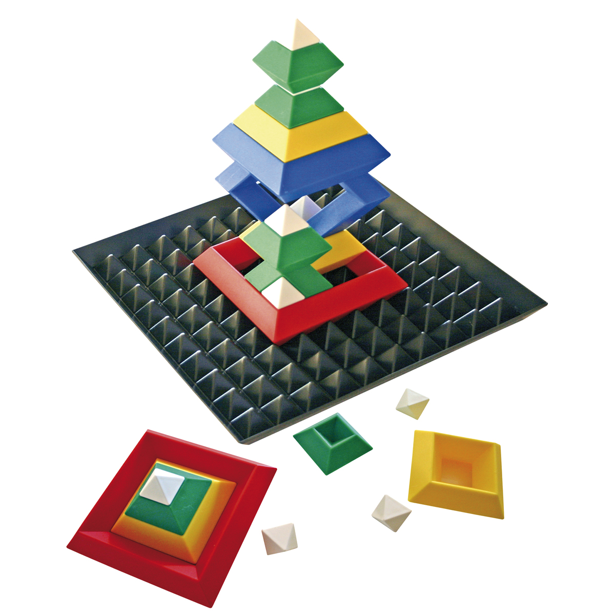 Triangle Puzzle mit Base 24-tlg. + Base