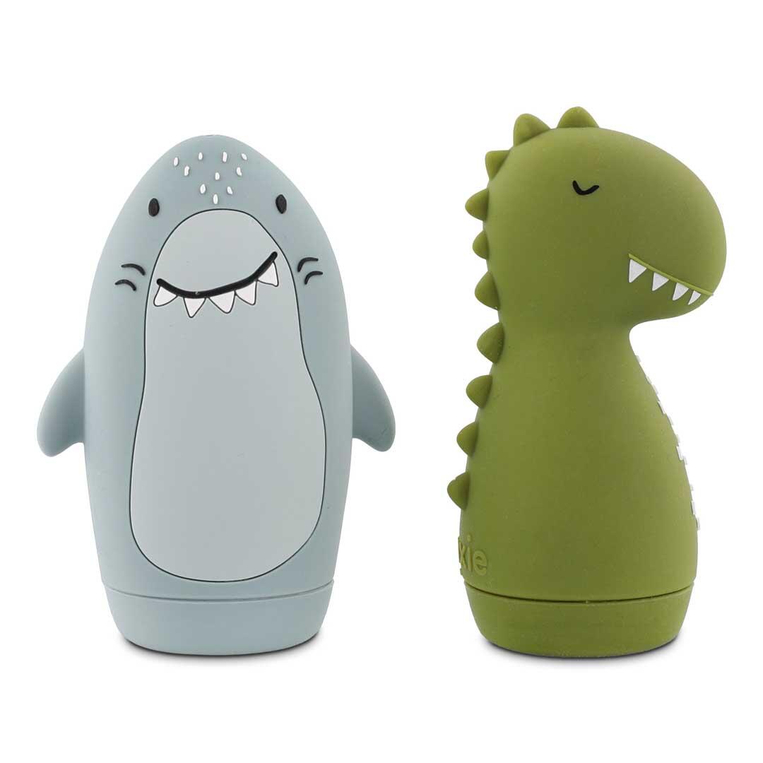 Trixie Baby - Badespielzeug Spritztiere - Mr Shark & Mr Dino