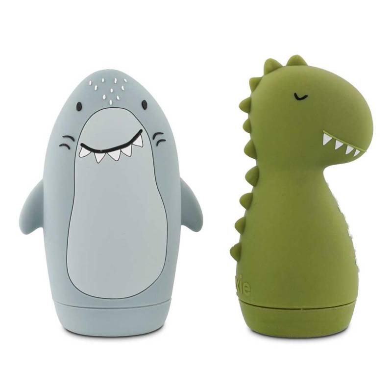 Trixie Baby - Badespielzeug Spritztiere - Mr Shark & Mr Dino