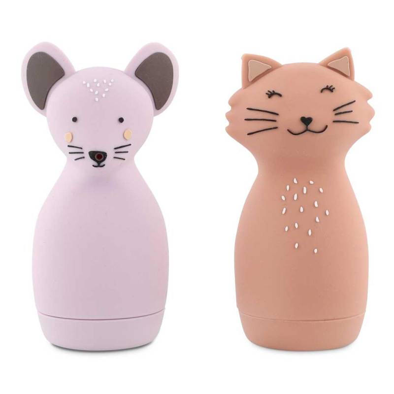 Trixie Baby - Badespielzeug Spritztiere - Mrs Cat & Mrs Mouse