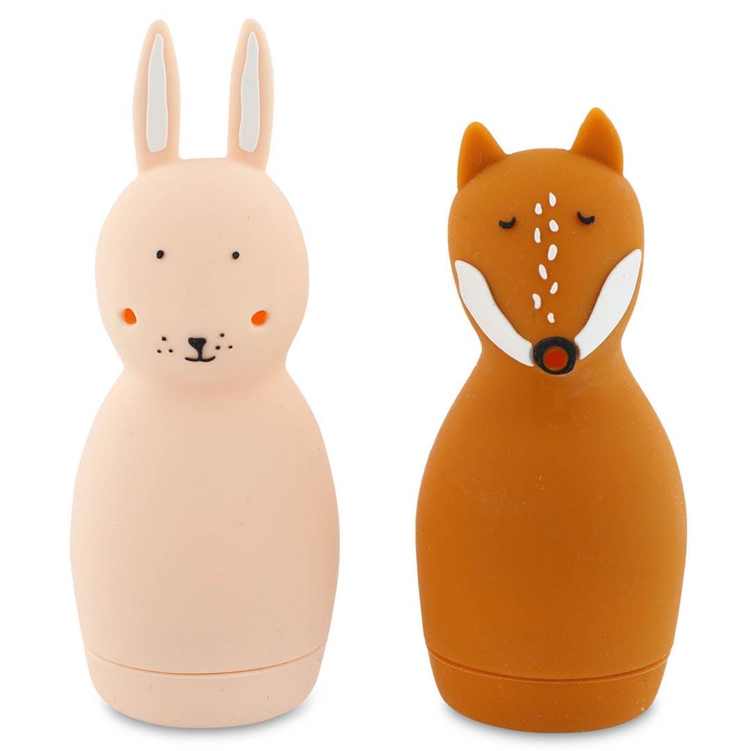 Trixie Baby - Badespielzeug Spritztiere - Mrs. Rabbit & Mr. Fox